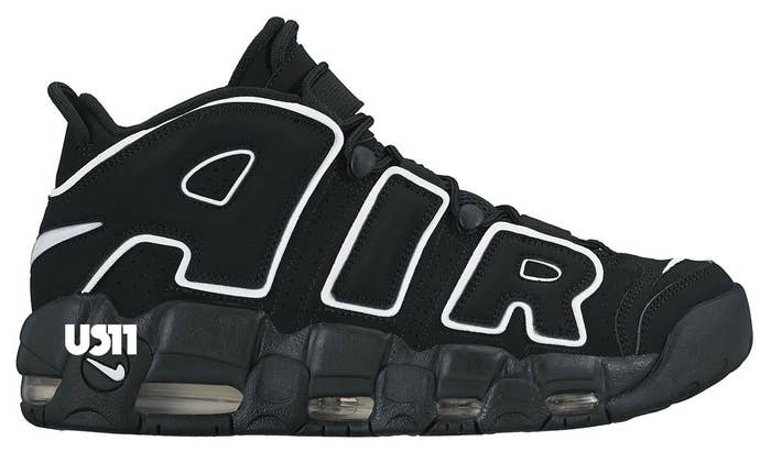Nike Air More Uptempo Black/White 2016 Release Date
