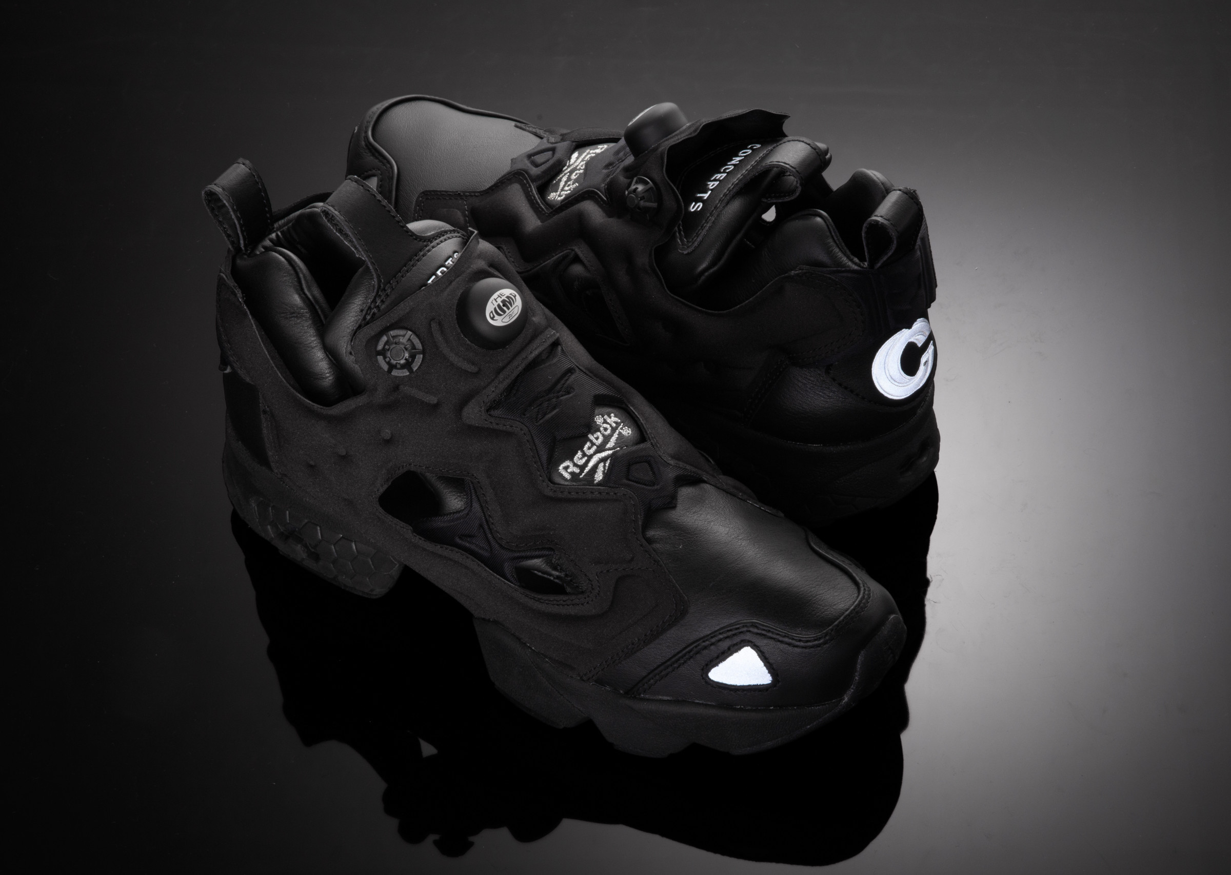 Concepts x Reebok Insta Pump Fury Black Leather Release Date Top
