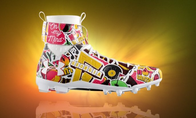 Under armour on sale georgia cleats