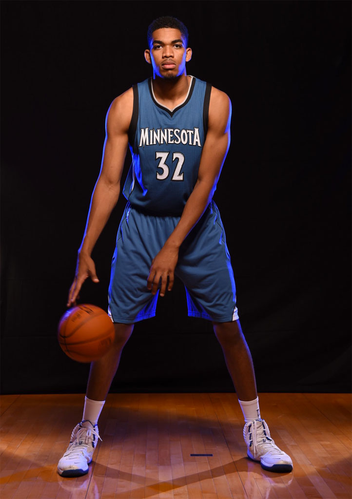 Karl-Anthony Towns wearing the Nike Hyperfuse 2014