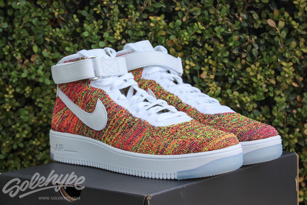 Multicolor Nike Air Force 1 Flyknit 817420-700 (4)