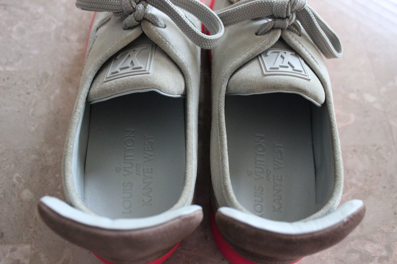 Kids Selling Kanye West Signed Louis Vuitton Hudson Sneakers Insoles