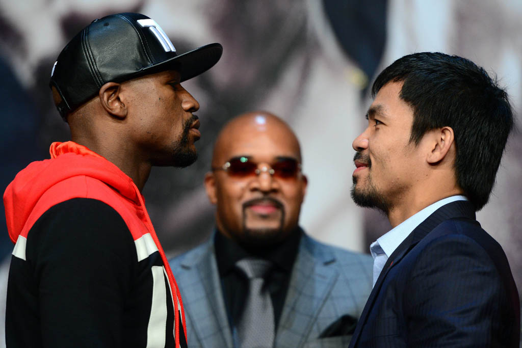 Floyd Mayweather vs. Manny Pacquiao Face-to-Face