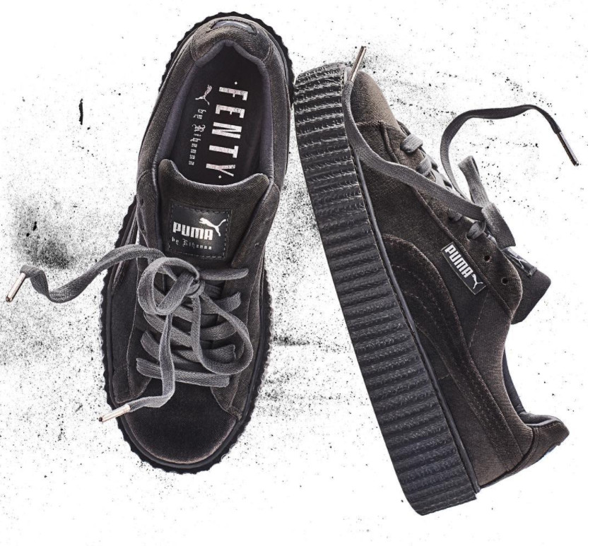 Rihanna Puma Creeper Green Velvet