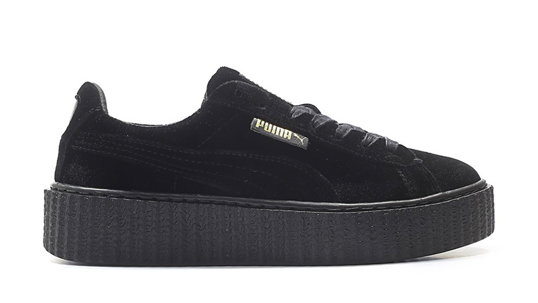 Puma Creeper Velvet x Fenty by Rihanna Black Sole Collector Release Date Roundup
