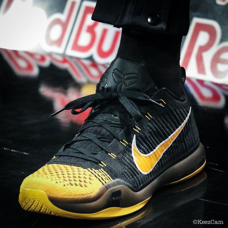 Kobe Bryant wearing a &#x27;Hollywood Nights&#x27; Nike Kobe 10 Elite PE (3)