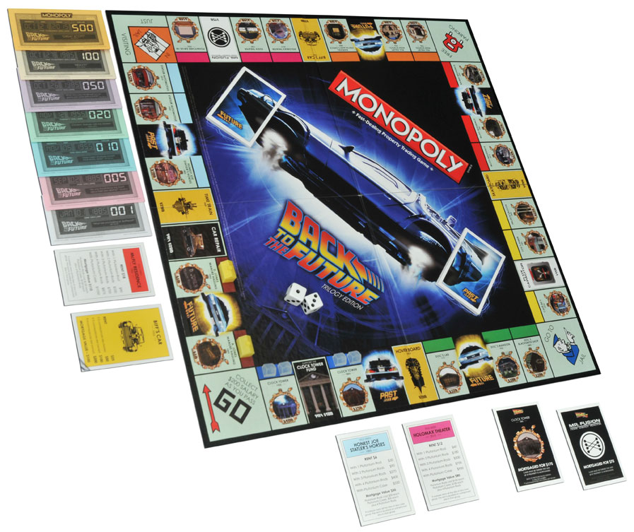 Back to the Future Monopoly Set (2)