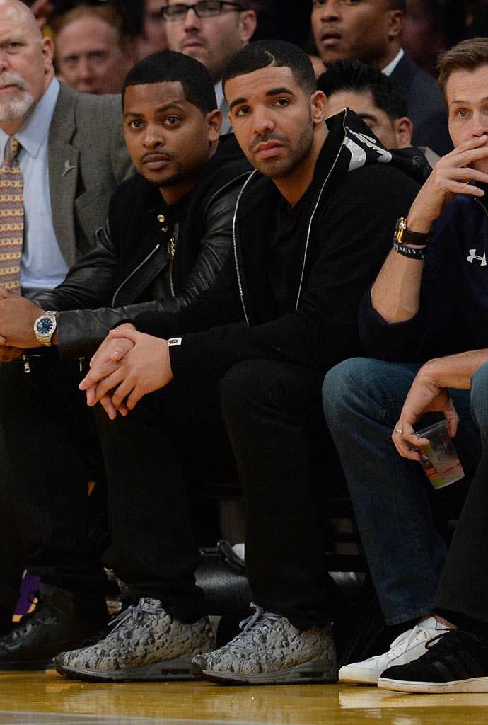 Drake Wearing Nike Air Max Lunar90