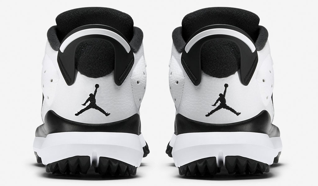 Air Jordan 6 Golf Shoes White/Black (5)