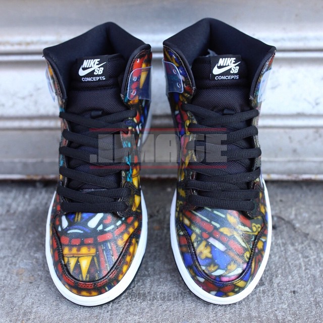 Concepts x Nike Dunk High SB Stained Glass (3)