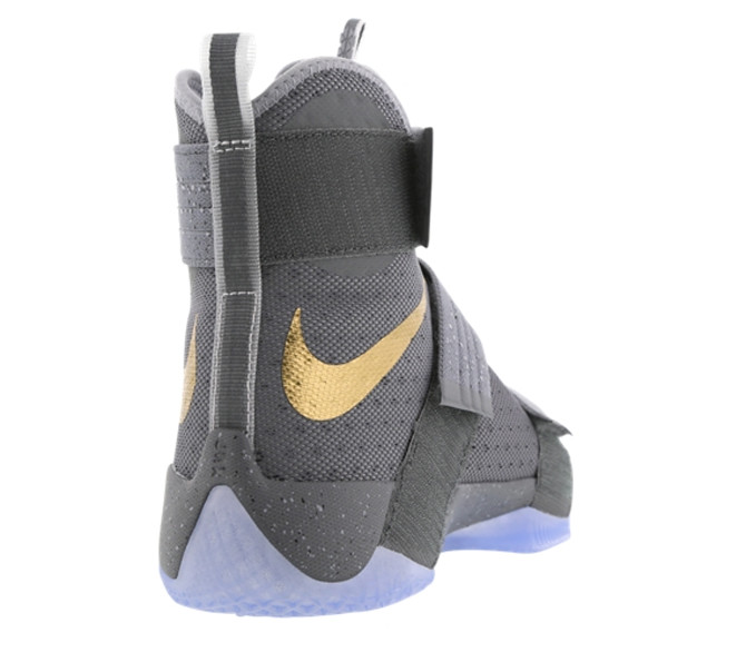 Nike LeBron Soldier 10 Grey Heel
