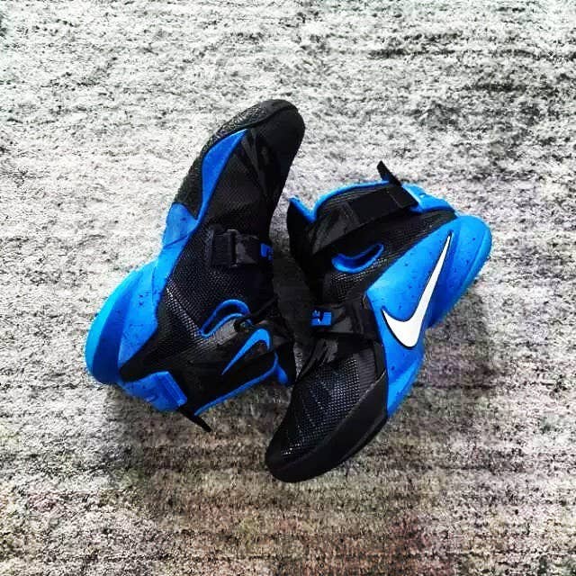 Nike LeBron Soldier IX 9 Black/Blue (1)