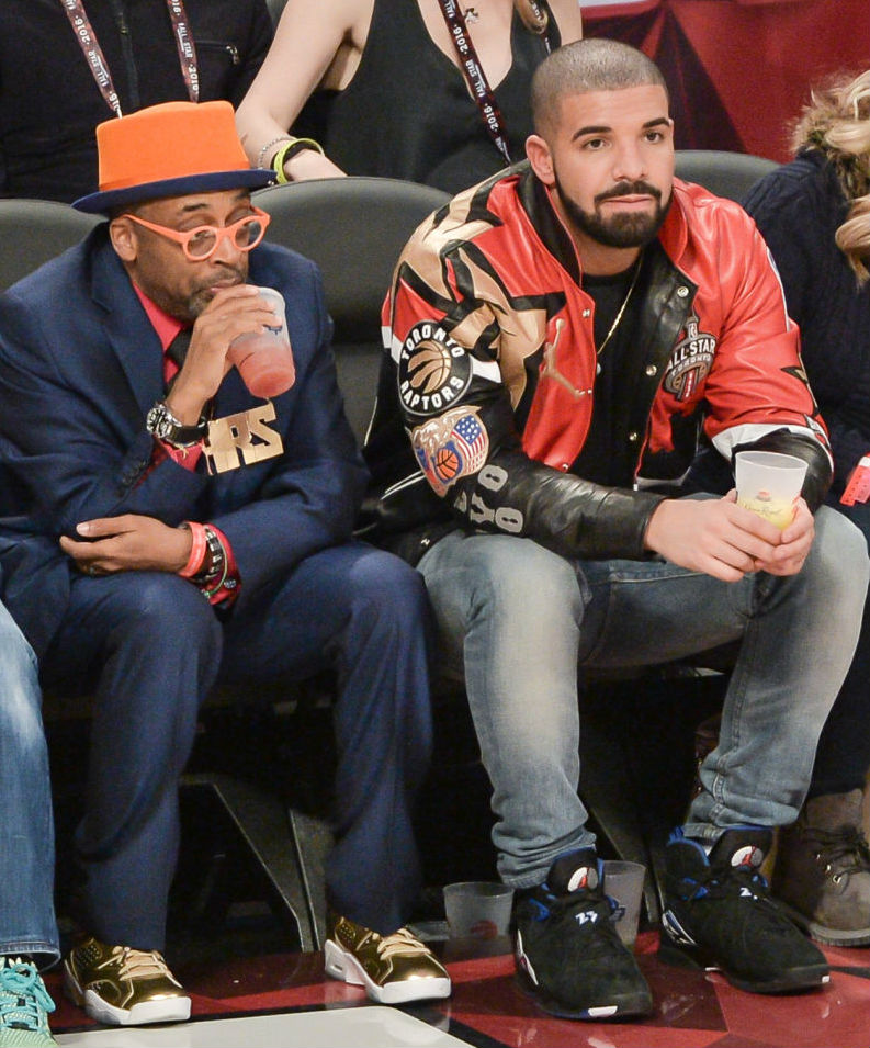 Drake Wearing the Black &#x27;Kentucky Blue&#x27; Air Jordan 8 (4)