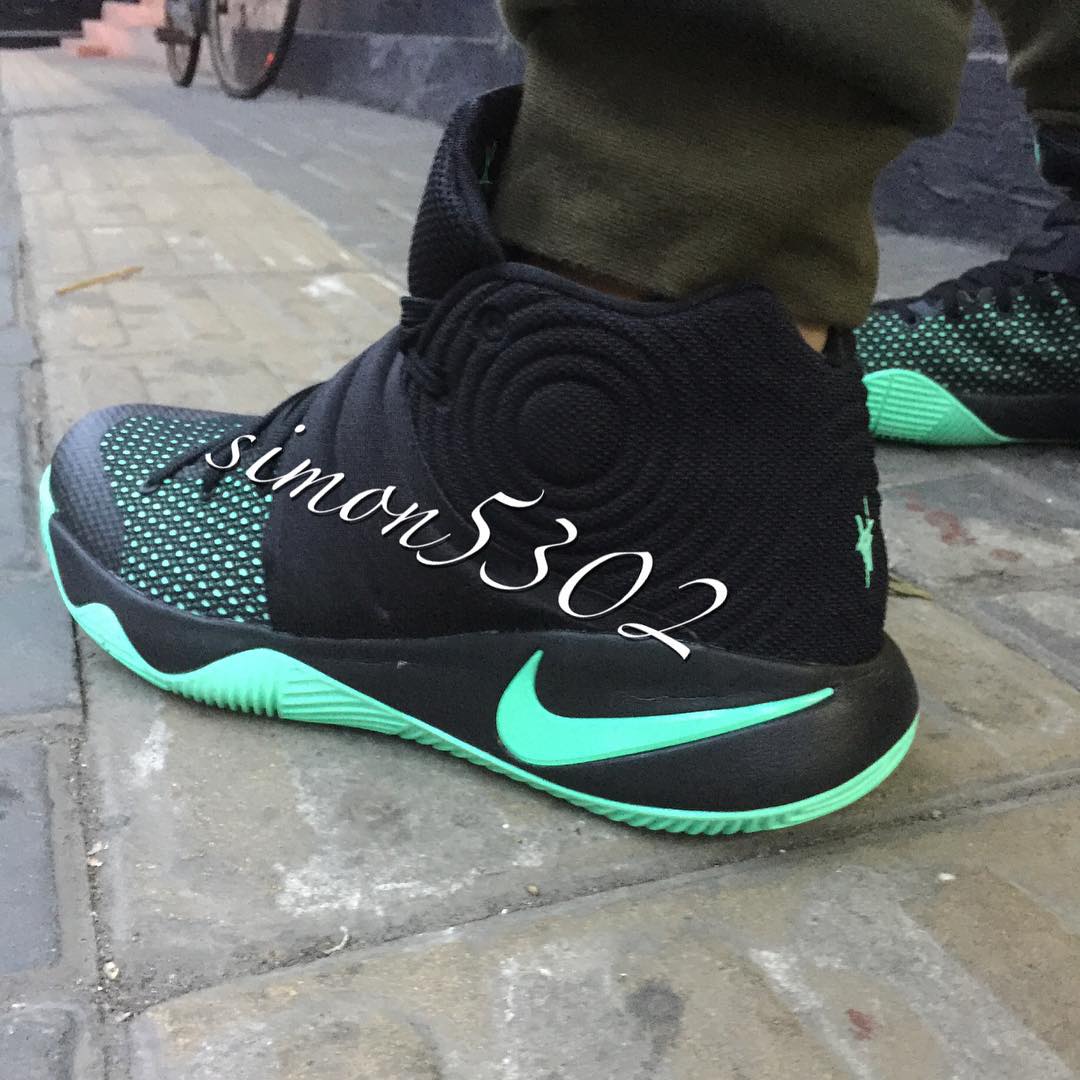 Nike Kyrie 2 Black/Green Glow (3)