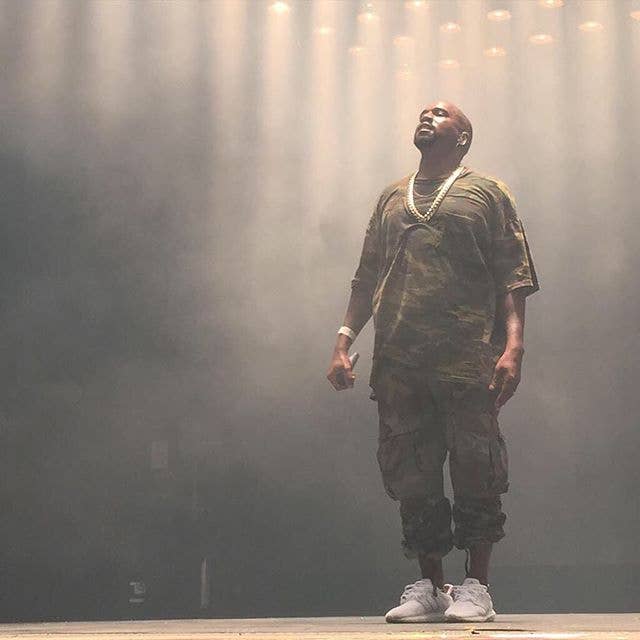 Kanye West wearing the &#x27;White&#x27; adidas Ultra  Boost