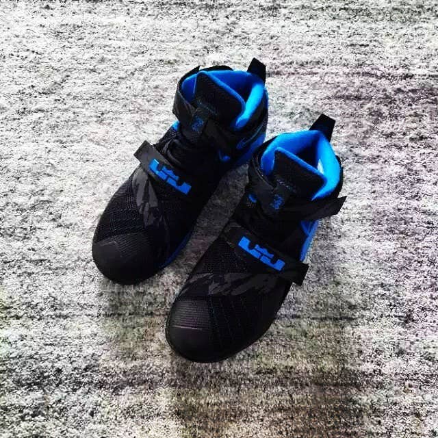 Nike LeBron Soldier IX 9 Black/Blue (2)