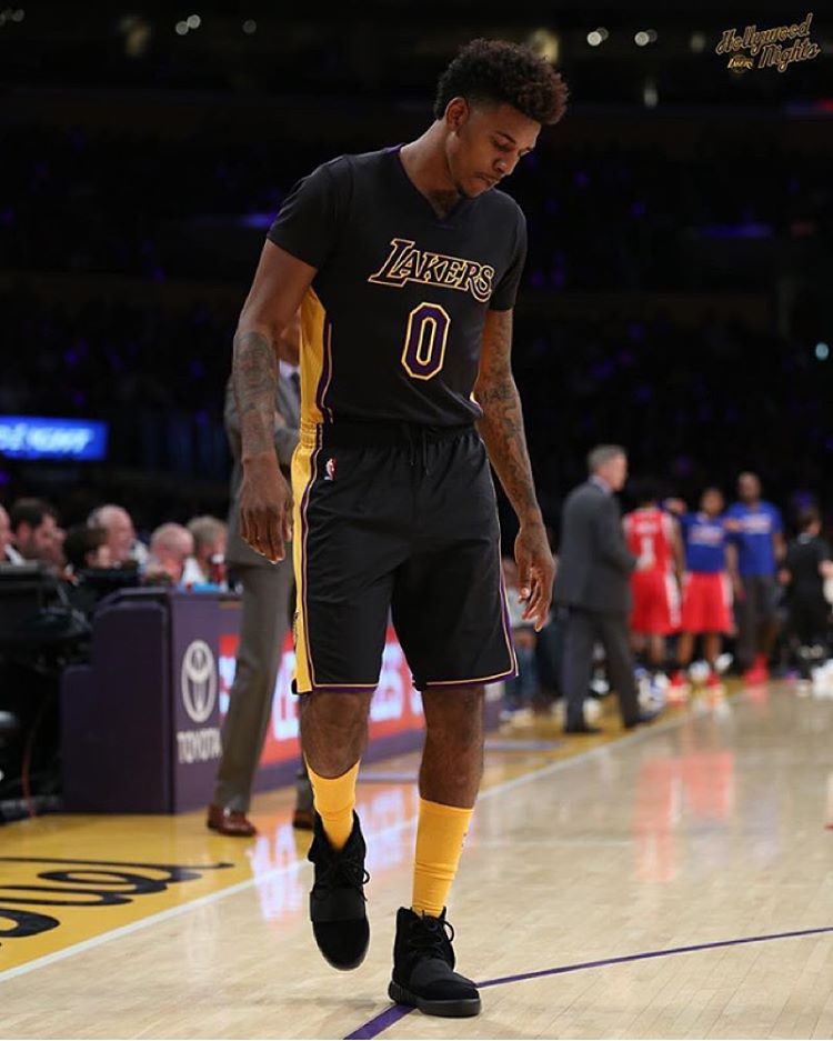 Nick Young Plays in the &#x27;Black&#x27; adidas Yeezy 750 Boost (3)