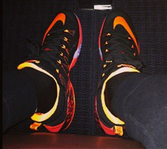 Nike LeBron XII 12 Low Black/Red-Yellow Scale (4)