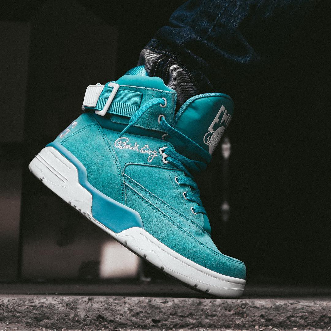 Ewing 33 Hi Turquoise Suede Release Date Toe
