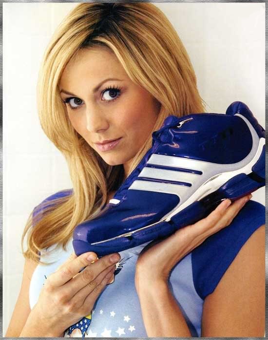 Stacy Keibler with the adidas a3 Superstar Ultra
