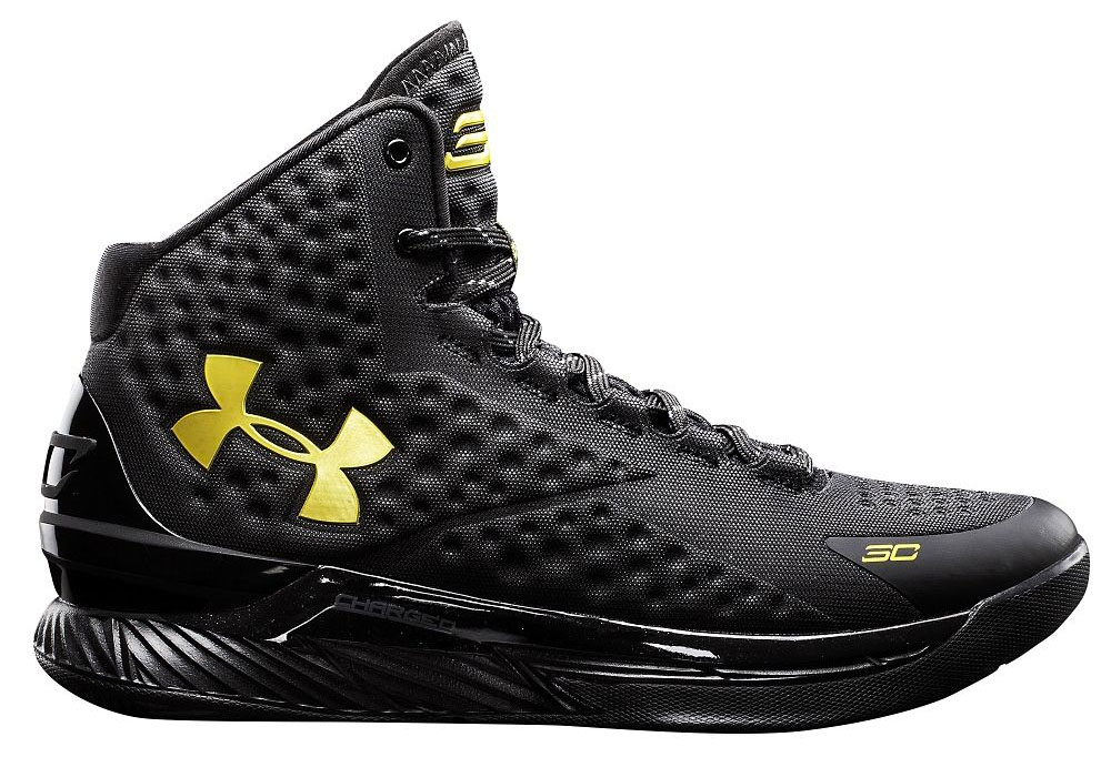 Under Armour Curry One Black/Gold Release Date 158723-008
