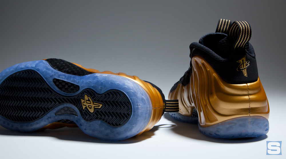 Air foamposite one metallic on sale gold