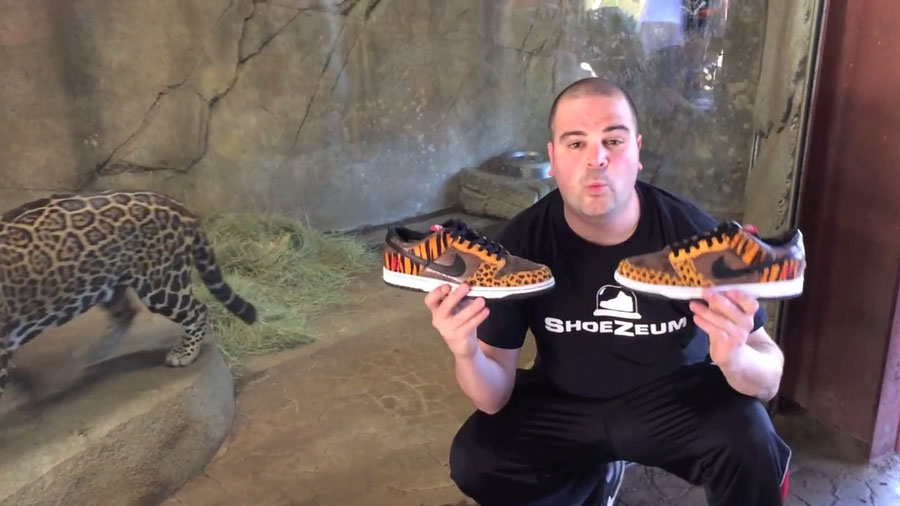 Shoezeum Shows the Nike Dunk Low In Front of a Jaguar at the Zoo
