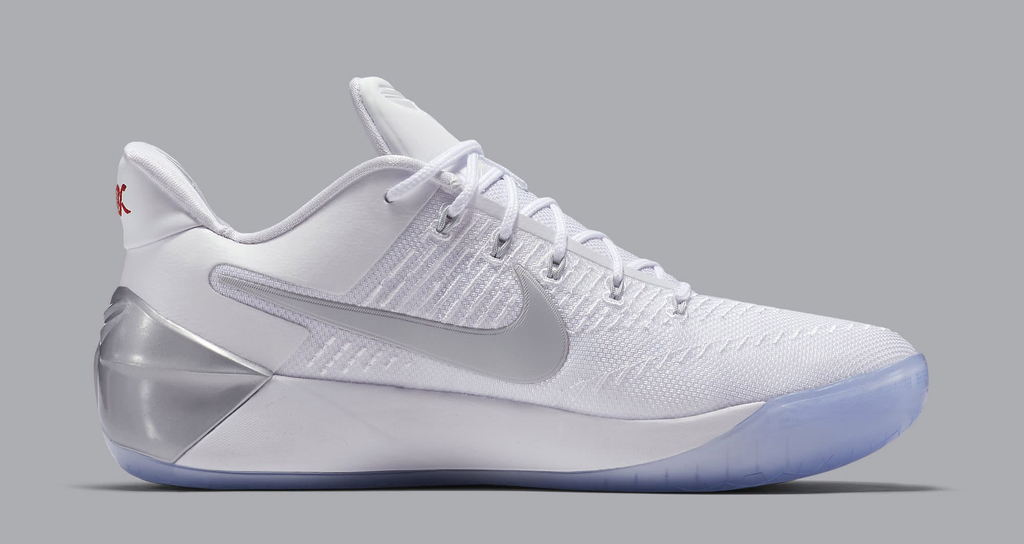 Nike Kobe AD White Silver 852427-110 Medial