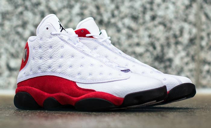 Air Jordan 13 White Red Cherry Release Date Front 414571-122