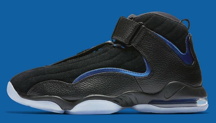 Nike Air Penny 4 Black/Blue Release Date Profile 864018-001