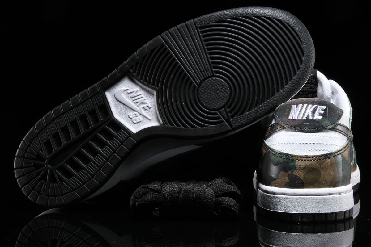 Ishod Wair Camo Nike SB Dunk 854866-331 Sole