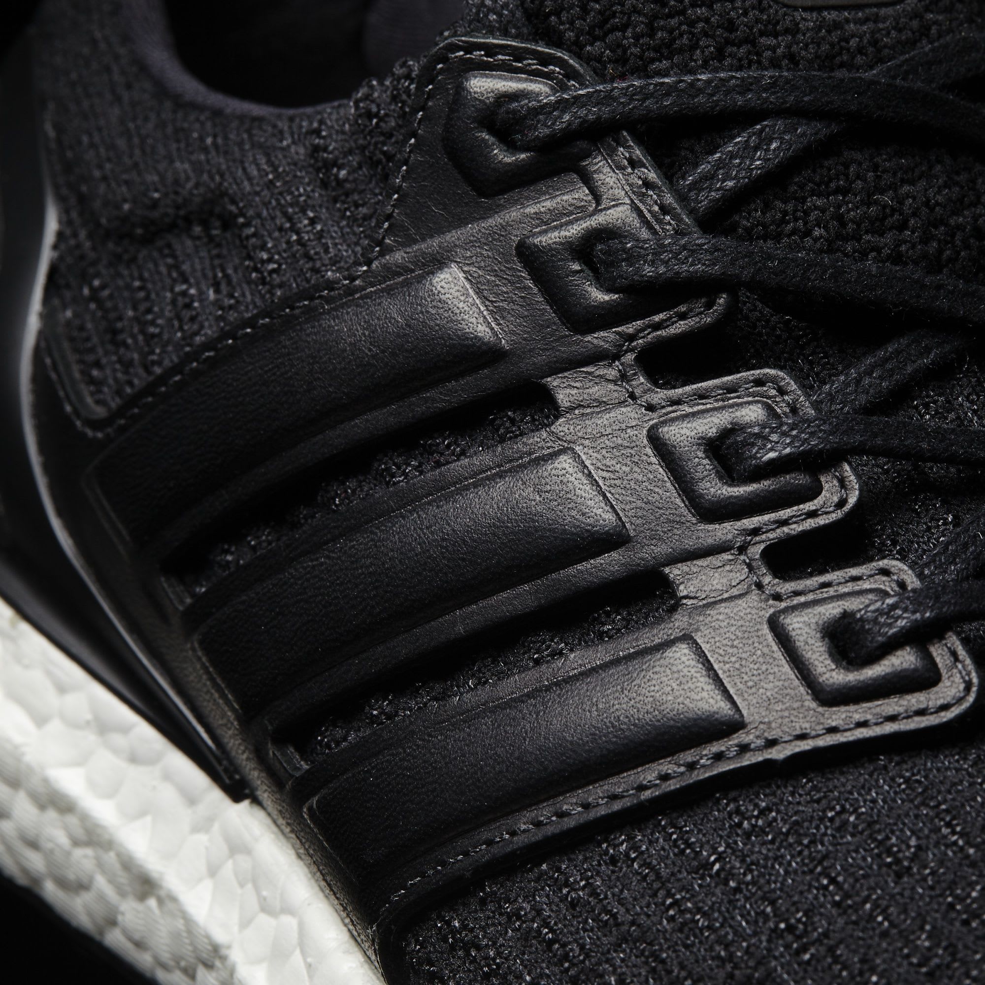 Black Adidas Ultra Boost Leather Cage BA8924 Detail