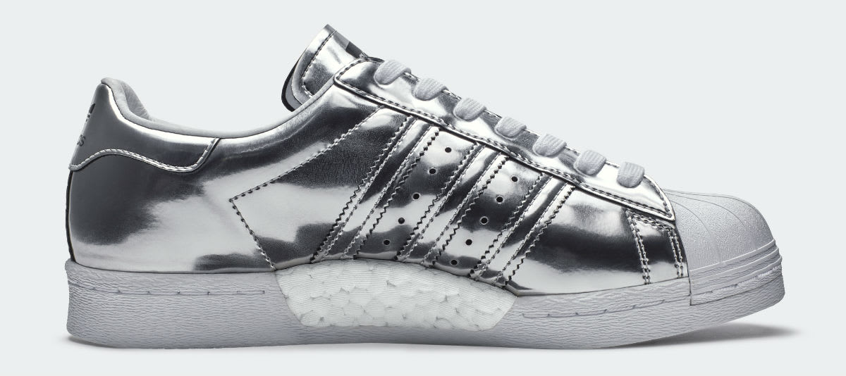 Adidas Superstar Boost Womens Silver Release Date Medial BB2271