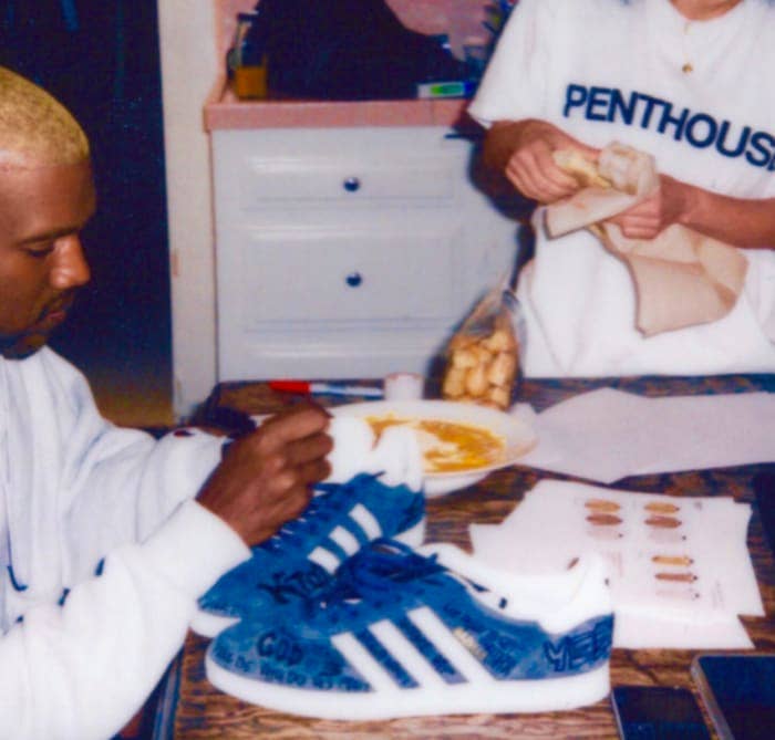 Kanye West Kim Kardashian Adidas Gazelle