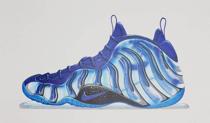 Nike Foamposite Sketch