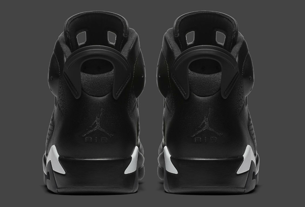 Air Jordan 6 Black Cat Release Date Heel 384664-020