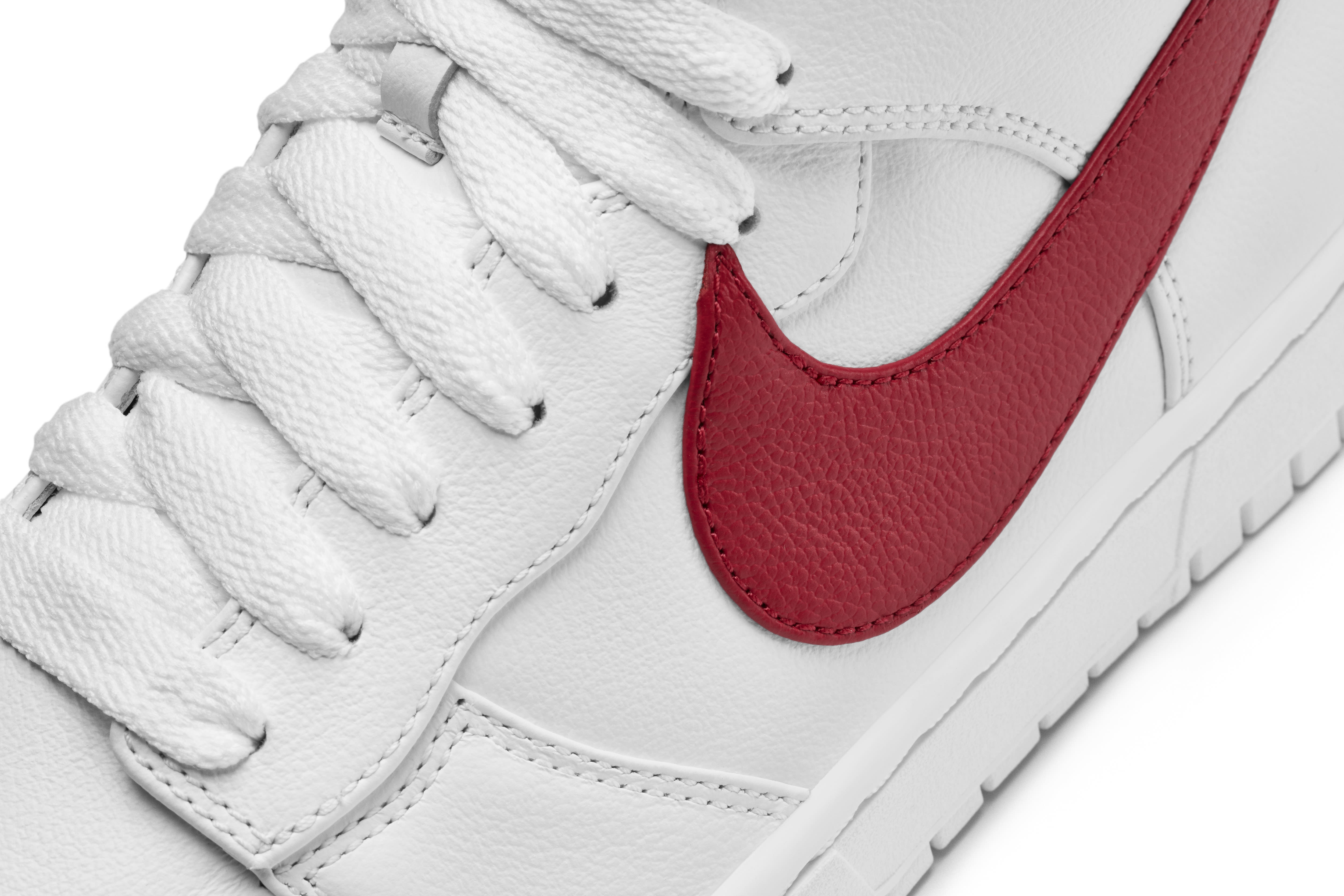 Riccardo Tisci Nike Dunk Chukka White Red