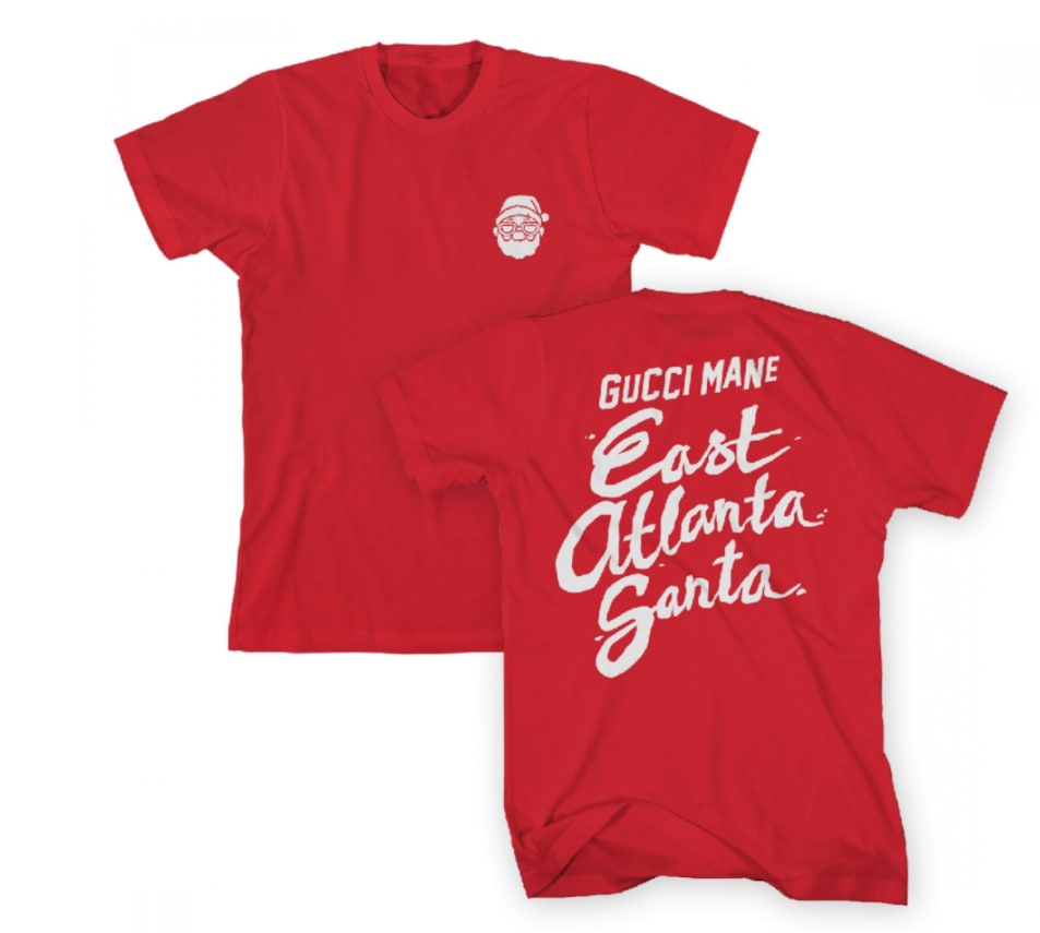 This is Gucci Mane&#x27;s East Atlanta Santa merch.
