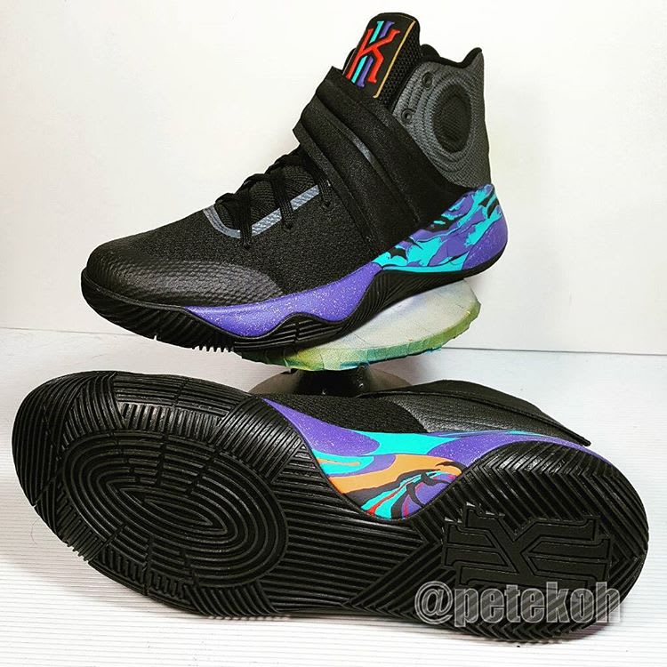 Nike Kyrie 2 Aqua Jordan Custom (3)