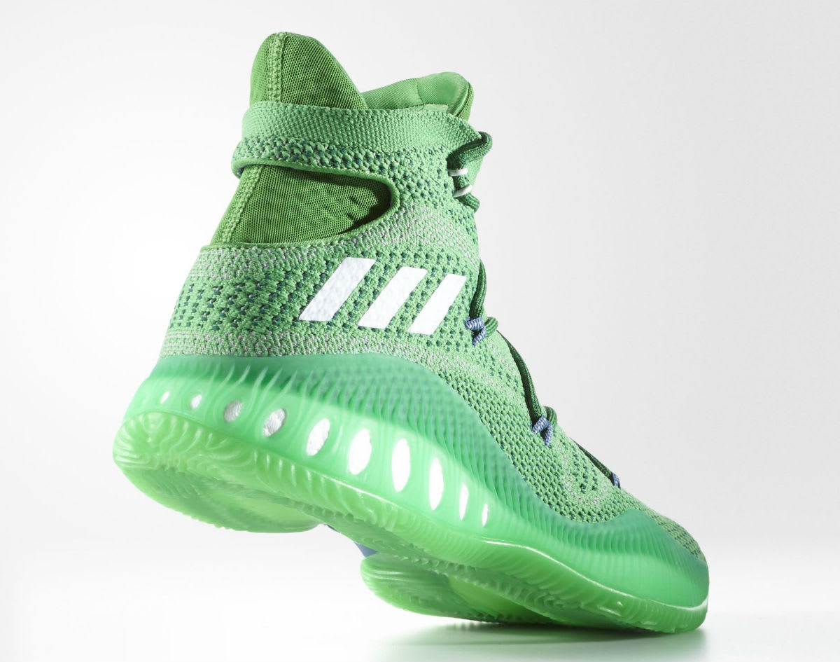 Adidas Crazy Explosive Andrew Wiggins Green Lateral BW0626