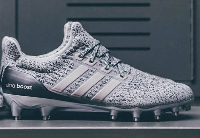 Silver Ultra Boost Cleat