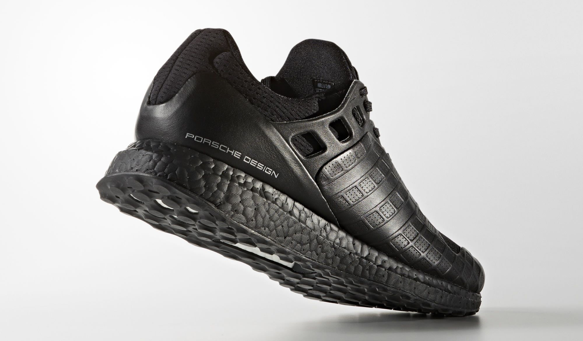 Triple Black Porsche Adidas Ulta Boost BB5537 Heel