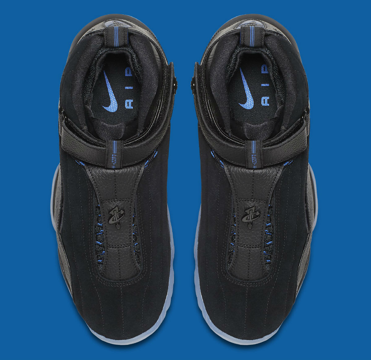 Nike Air Penny 4 Black/Blue Release Date Top 864018-001