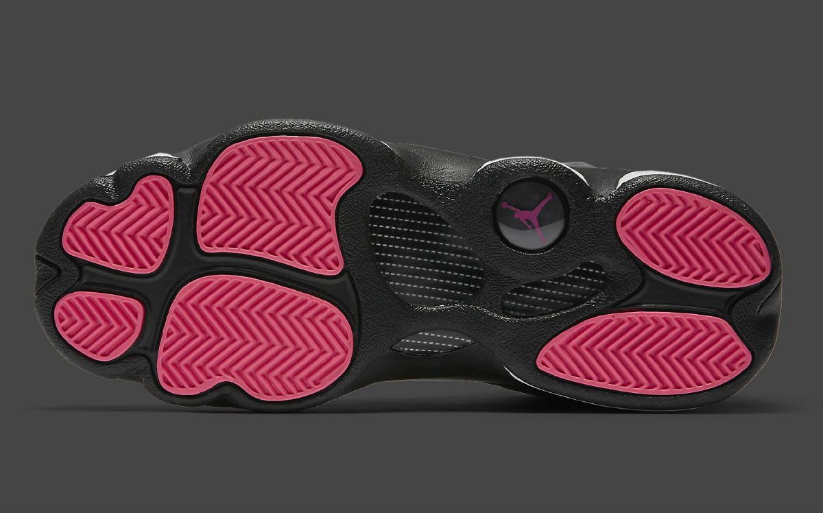 Air Jordan 13 Girls Hyper Pink Release Date Sole 439358-009