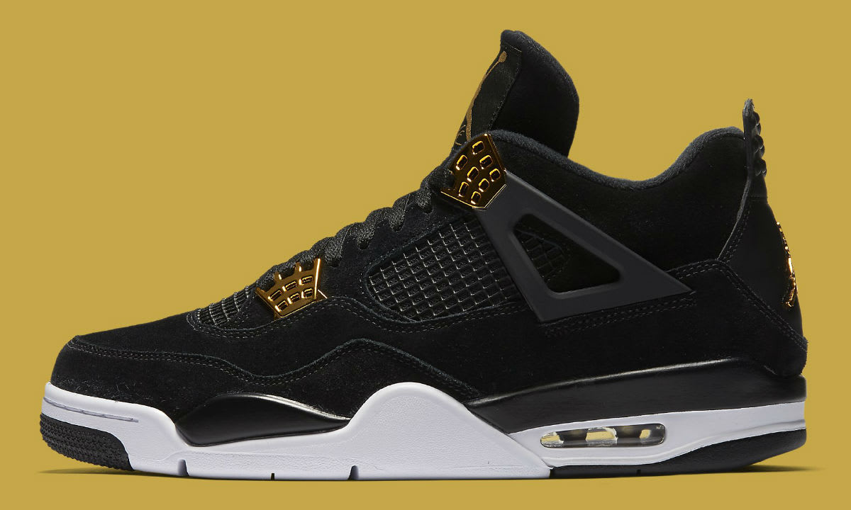 Jordan 4 royal on sale gold