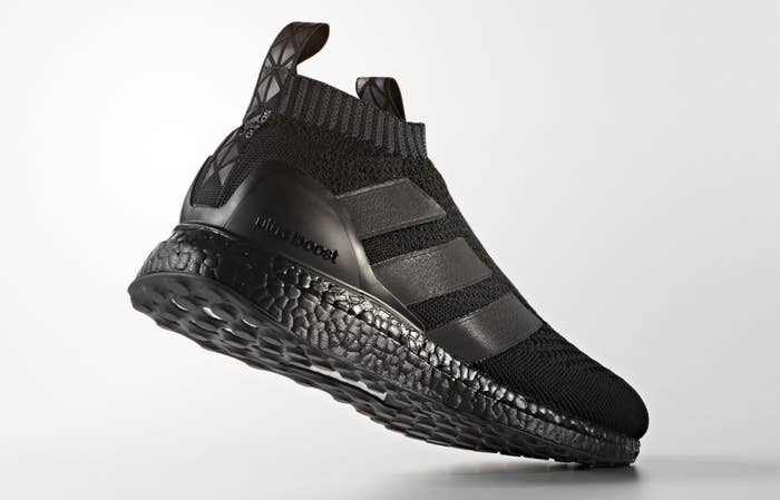 Triple Black Adidas Ultra Boost Pure Control 16 BY9088 Heel