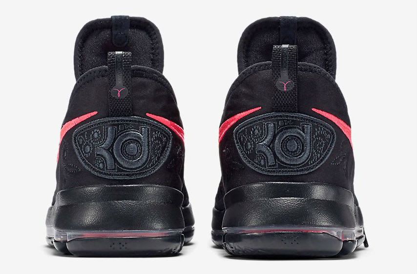 Nike KD 9 Aunt Pearl Release Date Heel