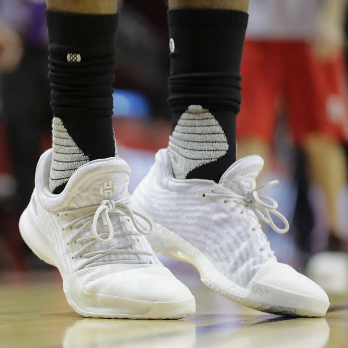 SoleWatch: James Harden's Historic Triple-Double in the Adidas Harden Vol.  1 | Complex