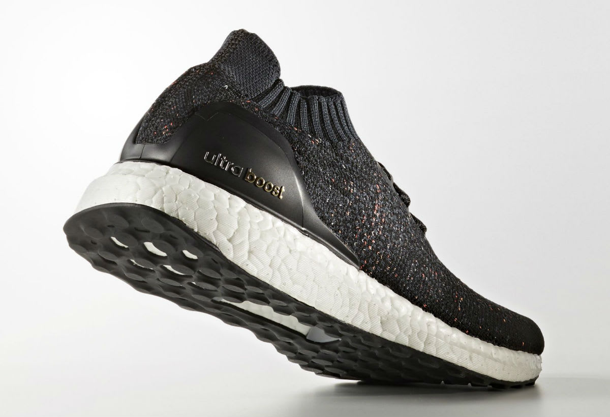 Adidas Ultra Boost Uncaged Black Multicolor Speckle Release Date Lateral BA9796