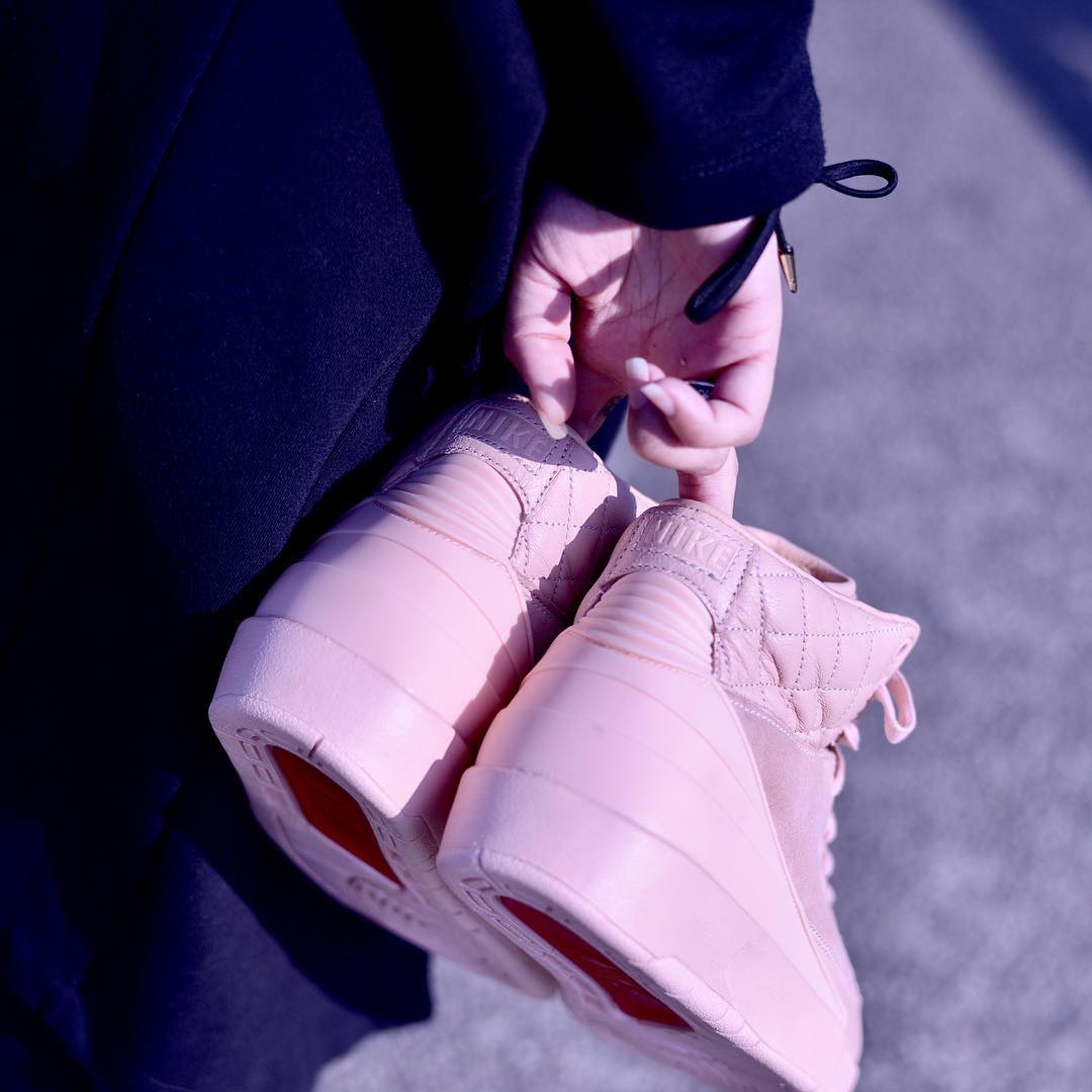 Pink Don C Air Jordan 2 Release Date Heel